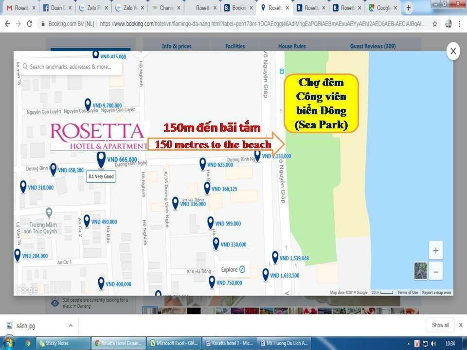 Rosetta Beach Hotel & Apartment Da Nang Exterior foto